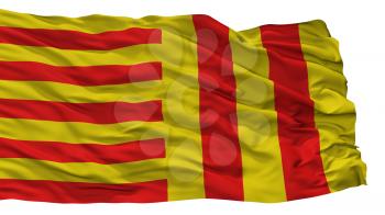 Peer City Flag, Country Belgium, Isolated On White Background, 3D Rendering