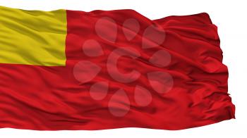 Vilvoorde City Flag, Country Belgium, Isolated On White Background, 3D Rendering