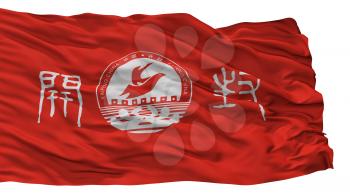 Kaifeng City Flag, Country China, Isolated On White Background, 3D Rendering
