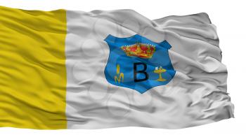 Bojaca City Flag, Country Colombia, Cundinamarca Department, Isolated On White Background, 3D Rendering
