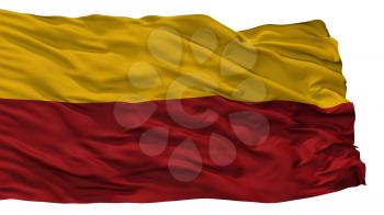 Giron City Flag, Country Colombia, Santander, Isolated On White Background, 3D Rendering
