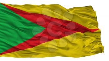 Paz De Ariporo City Flag, Country Colombia, Casanare Department, Isolated On White Background, 3D Rendering