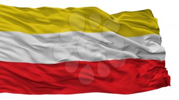 Paz De Rio City Flag, Country Colombia, Isolated On White Background, 3D Rendering