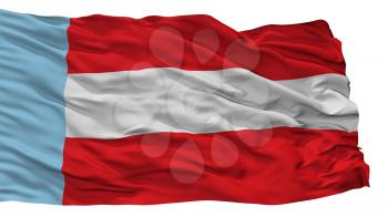 Salamina City Flag, Country Colombia, Caldas Department, Isolated On White Background, 3D Rendering