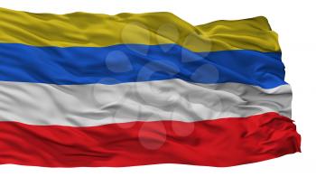 Soata City Flag, Country Colombia, Boyaca Department, Isolated On White Background, 3D Rendering