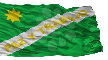 Yumbo City Flag, Country Colombia, Valle Del Cauca Department, Isolated On White Background, 3D Rendering
