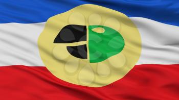 Carepa City Flag, Country Colombia, Antioquia Department, Closeup View, 3D Rendering