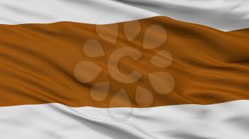 El Carmen City Flag, Country Colombia, Viboral Department, Closeup View, 3D Rendering