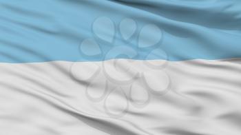 Manaure City Flag, Country Colombia, La Guajira Department, Closeup View, 3D Rendering