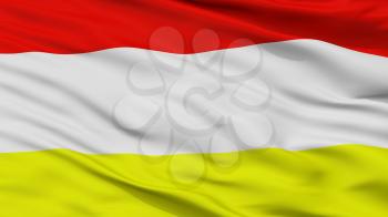 Pamplona City Flag, Country Colombia, Closeup View, 3D Rendering