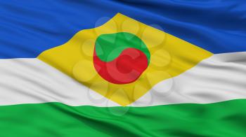 Pisba City Flag, Country Colombia, Boyaca Department, Closeup View, 3D Rendering