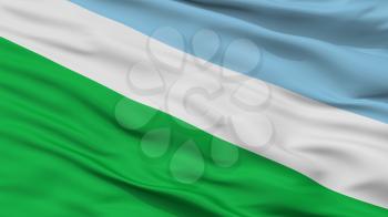 Simijaca City Flag, Country Colombia, Cundinamarca Department, Closeup View, 3D Rendering