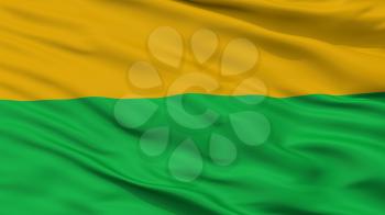 Sonson City Flag, Country Colombia, Antioquia Department, Closeup View, 3D Rendering