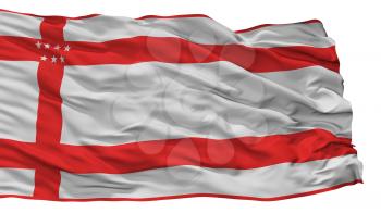 Palmares City Flag, Country Costa Rica, Isolated On White Background, 3D Rendering