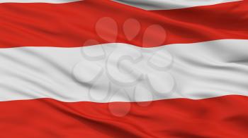 Brno City Flag, Country Czech Republic, Closeup View, 3D Rendering