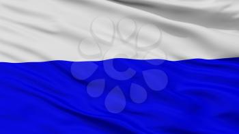 Mlada Boleslav City Flag, Country Czech Republic, Closeup View, 3D Rendering