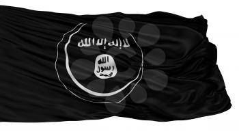 Eastern Indonesian Mujahideen Mujahidin Flag, Isolated On White Background, 3D Rendering