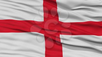 Closeup England Flag, Waving in the Wind, High Resolution