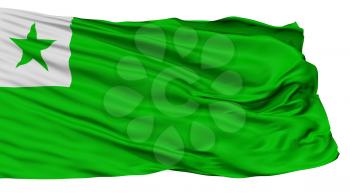 Esperanto Flag, Isolated On White Background, 3D Rendering