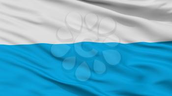 Elva City Flag, Country Estonia, Closeup View, 3D Rendering