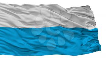 Elva City Flag, Country Estonia, Isolated On White Background, 3D Rendering