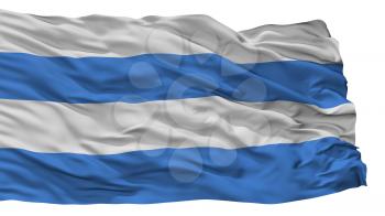 Kardla City Flag, Country Estonia, Isolated On White Background, 3D Rendering