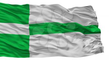 Paide City Flag, Country Estonia, Isolated On White Background, 3D Rendering