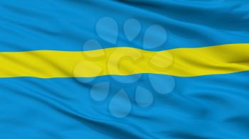 Rakvere City Flag, Country Estonia, Closeup View, 3D Rendering