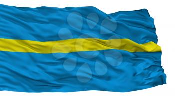 Rakvere City Flag, Country Estonia, Isolated On White Background, 3D Rendering