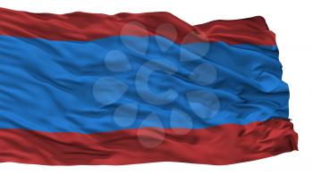 Sindi City Flag, Country Estonia, Isolated On White Background, 3D Rendering