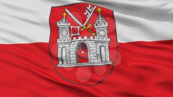 Tartu City Flag, Country Estonia, Closeup View, 3D Rendering