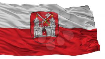 Tartu City Flag, Country Estonia, Isolated On White Background, 3D Rendering
