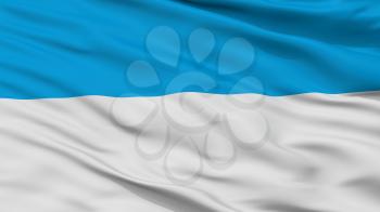 Viljandi City Flag, Country Estonia, Closeup View, 3D Rendering