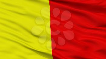 Orleans City Flag, Country France, Closeup View, 3D Rendering