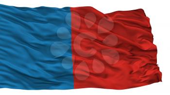 Narbona City Flag, Country France, Isolated On White Background, 3D Rendering