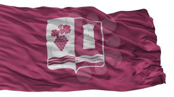 Ambrolauri City Flag, Country Georgia, Isolated On White Background, 3D Rendering