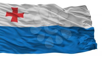 Tsalka Municipality City Flag, Country Georgia, Isolated On White Background, 3D Rendering