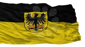 Arnstadt City Flag, Country Germany, Isolated On White Background, 3D Rendering