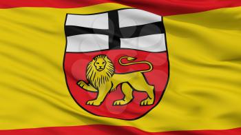 Bonn City Flag, Country Germany, Closeup View, 3D Rendering