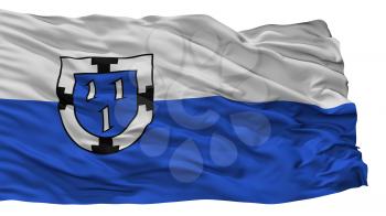 Bottrop City Flag, Country Germany, Isolated On White Background, 3D Rendering