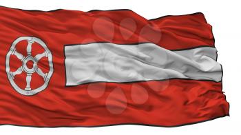 Erfurt Laut Hauptsatzung City Flag, Country Germany, Isolated On White Background, 3D Rendering