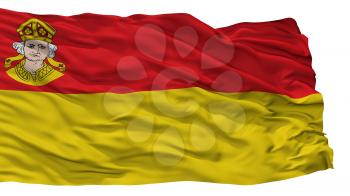Hagenow City Flag, Country Germany, Isolated On White Background, 3D Rendering
