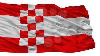 Hamm City Flag, Country Germany, Isolated On White Background, 3D Rendering