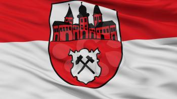 Johanngeorgenstadt City Flag, Country Germany, Closeup View, 3D Rendering