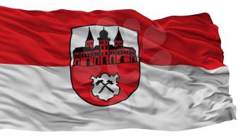 Johanngeorgenstadt City Flag, Country Germany, Isolated On White Background, 3D Rendering