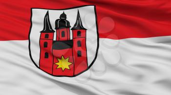 Marienmunster City Flag, Country Germany, Closeup View, 3D Rendering