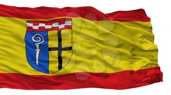 Monchengladbach City Flag, Country Germany, Isolated On White Background, 3D Rendering
