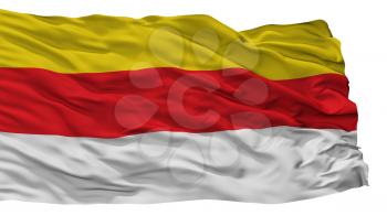 Munster Westfalen City Flag, Country Germany, Isolated On White Background, 3D Rendering