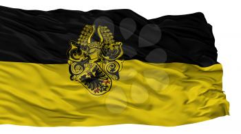 Nordhausen City Flag, Country Germany, Isolated On White Background, 3D Rendering