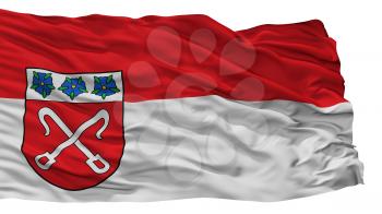 Rahden City Flag, Country Germany, Isolated On White Background, 3D Rendering